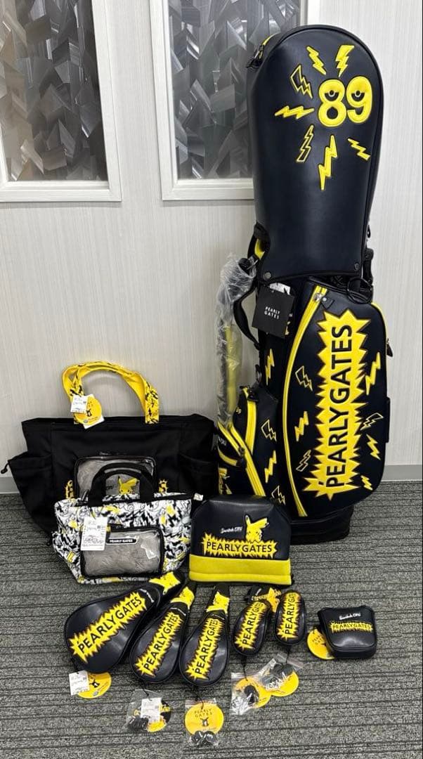 パーリーゲイツ　ピカチュウ　ポケモン　キャディバッグセット　10点セット