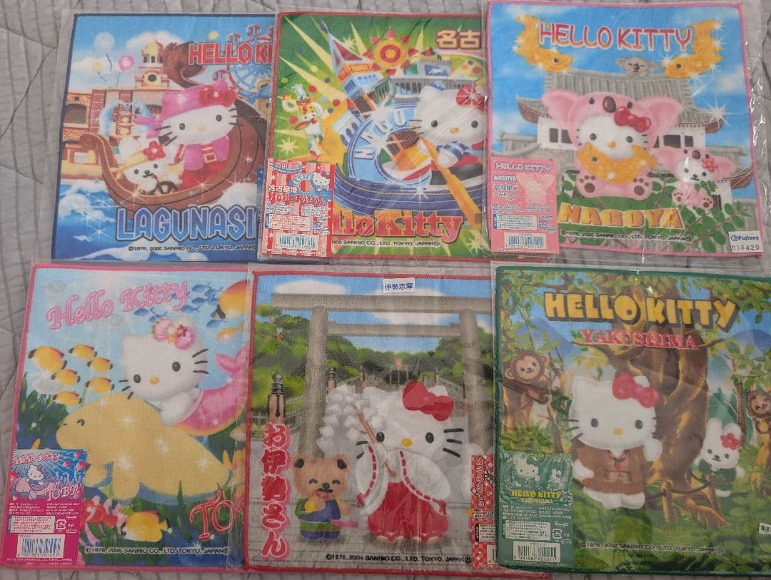 ご当地キャラ　サンリオ　ハンカチ