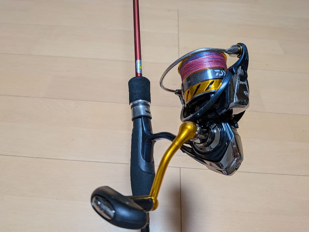 メバリング　アジング　ロッド　リール　ダイワ　レブロス　本体　セット