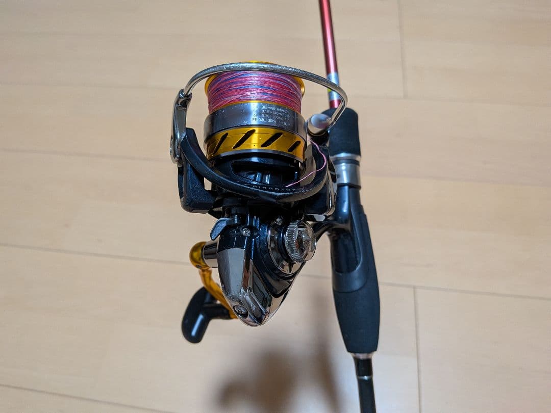 メバリング　アジング　ロッド　リール　ダイワ　レブロス　本体　セット