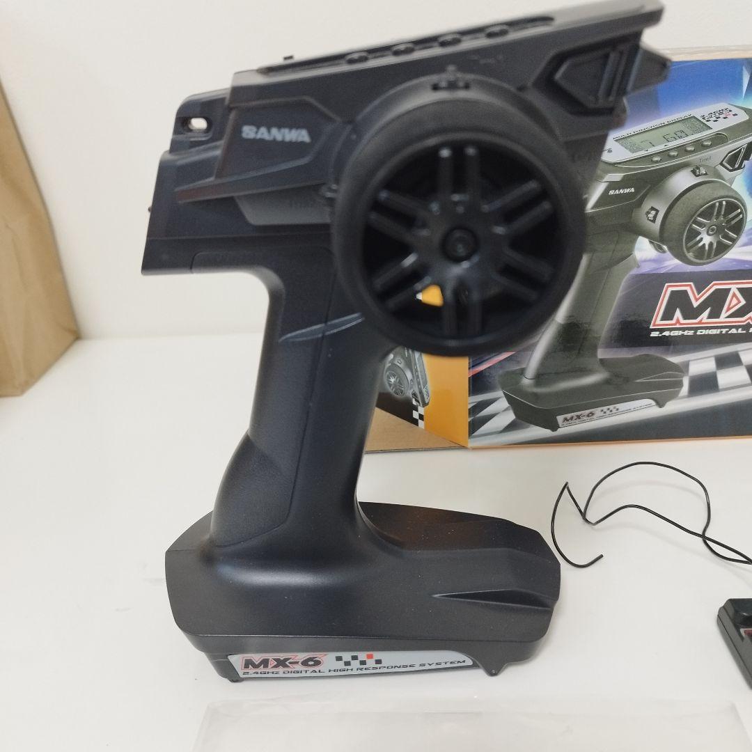 SANWA MX-6 ダブルレシーバー　ラジコン送信機 2.4GHz　美品