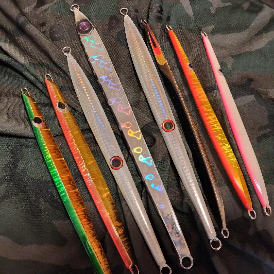 メタルジグ　140〜300g 　　使用品　　　8本セット