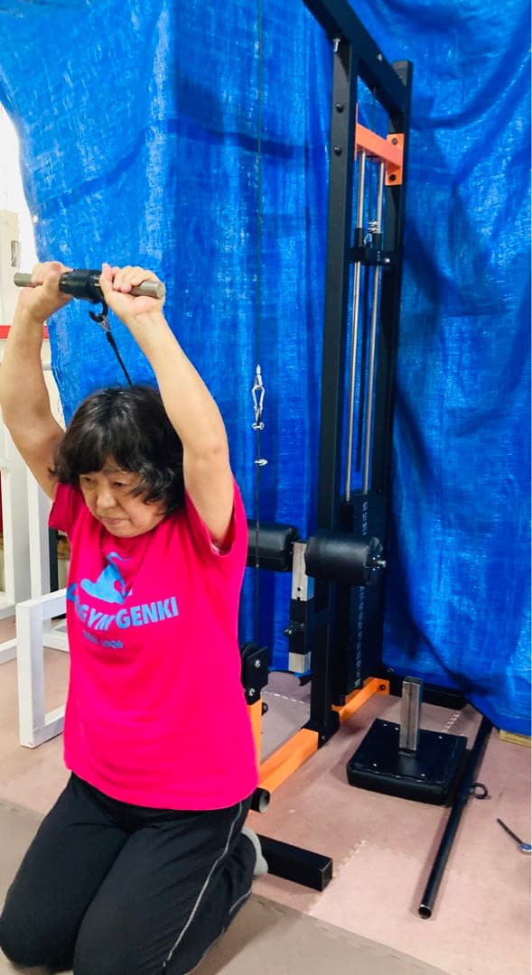 GENKI製　ラットマシン&ロープーリーマシン　100kg　ストレートバー型