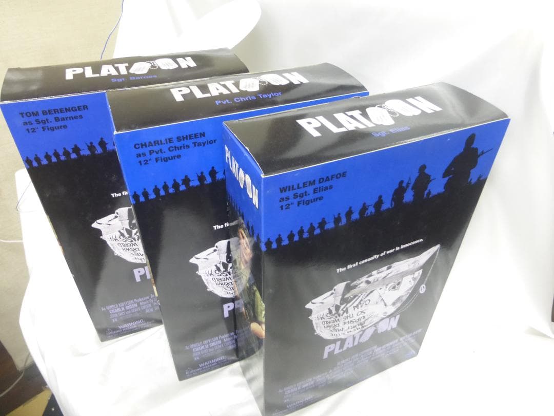 映画　PLATOON 12\" フィギュア 3体セット