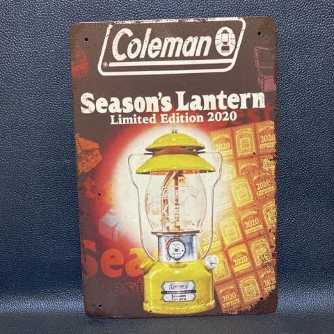 コールマン　ヴィンテージ風　ブリキ看板【8枚セット】7368320