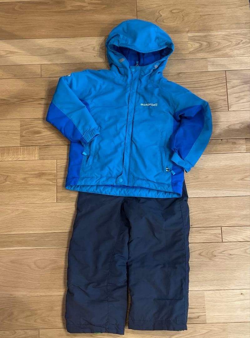 モンベル　スキーウェア　110 上下セット　美品✴︎