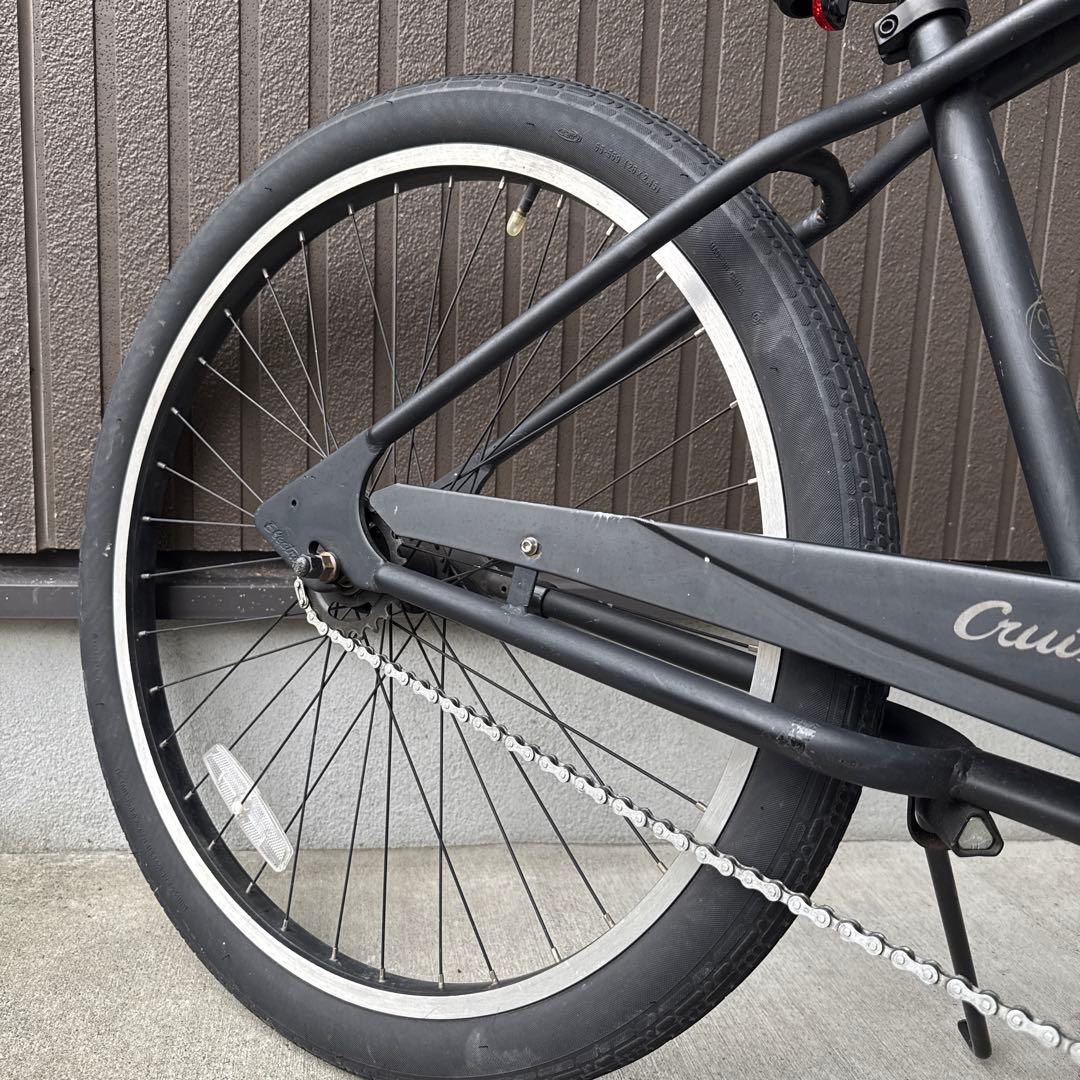 エレクトラ　マットブラック　ビーチクルーザー　26インチ