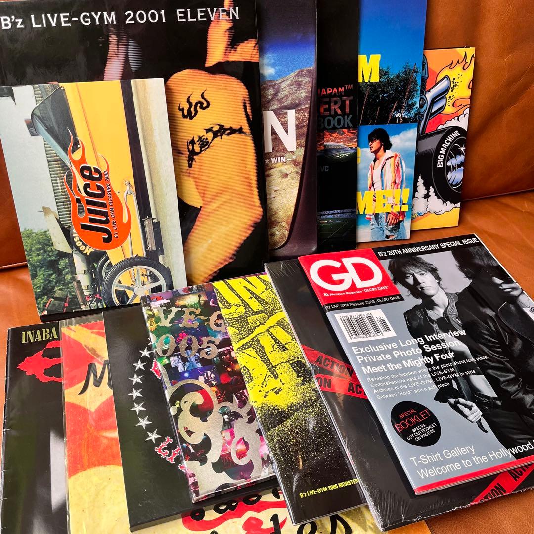 B'z LIVE ツアー パンフレット 13冊セット 2000〜2008年