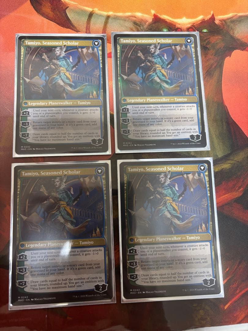 英語版　知りたがりの学徒、タミヨウ　4枚セット