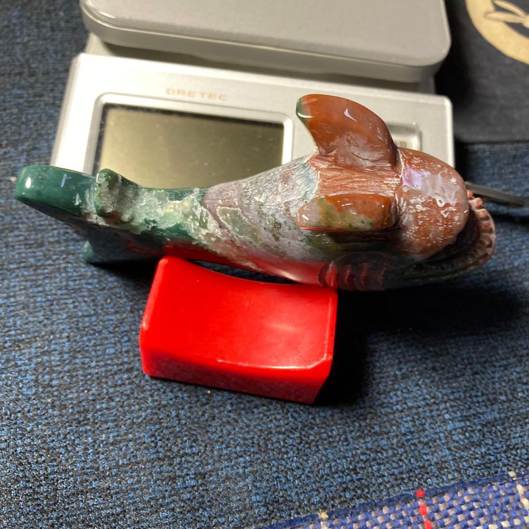 ♪(๑ᴖ◡ᴖ๑)♪海の暴れん坊、大理石のサメくん‼︎ のオブジェ