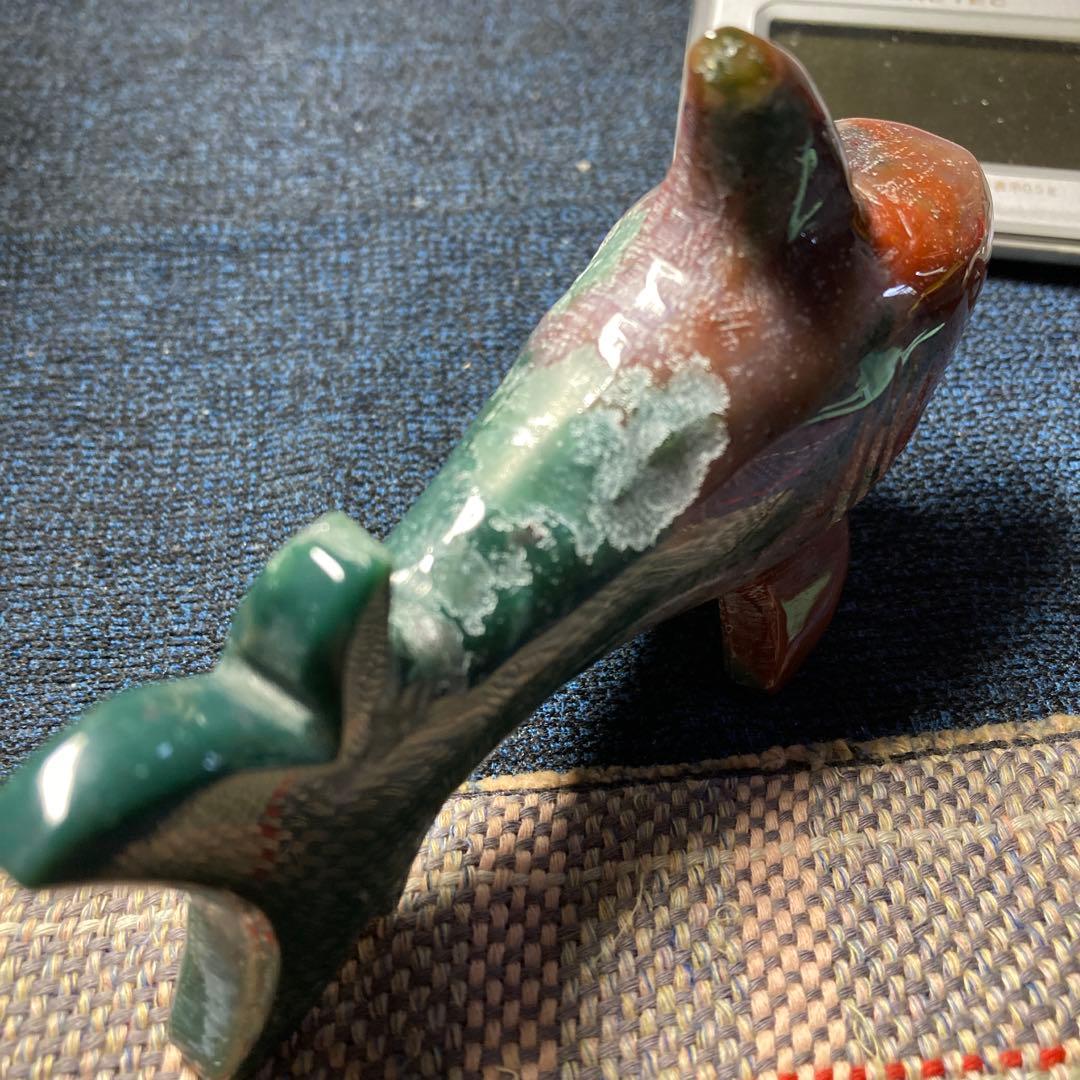 ♪(๑ᴖ◡ᴖ๑)♪海の暴れん坊、大理石のサメくん‼︎ のオブジェ