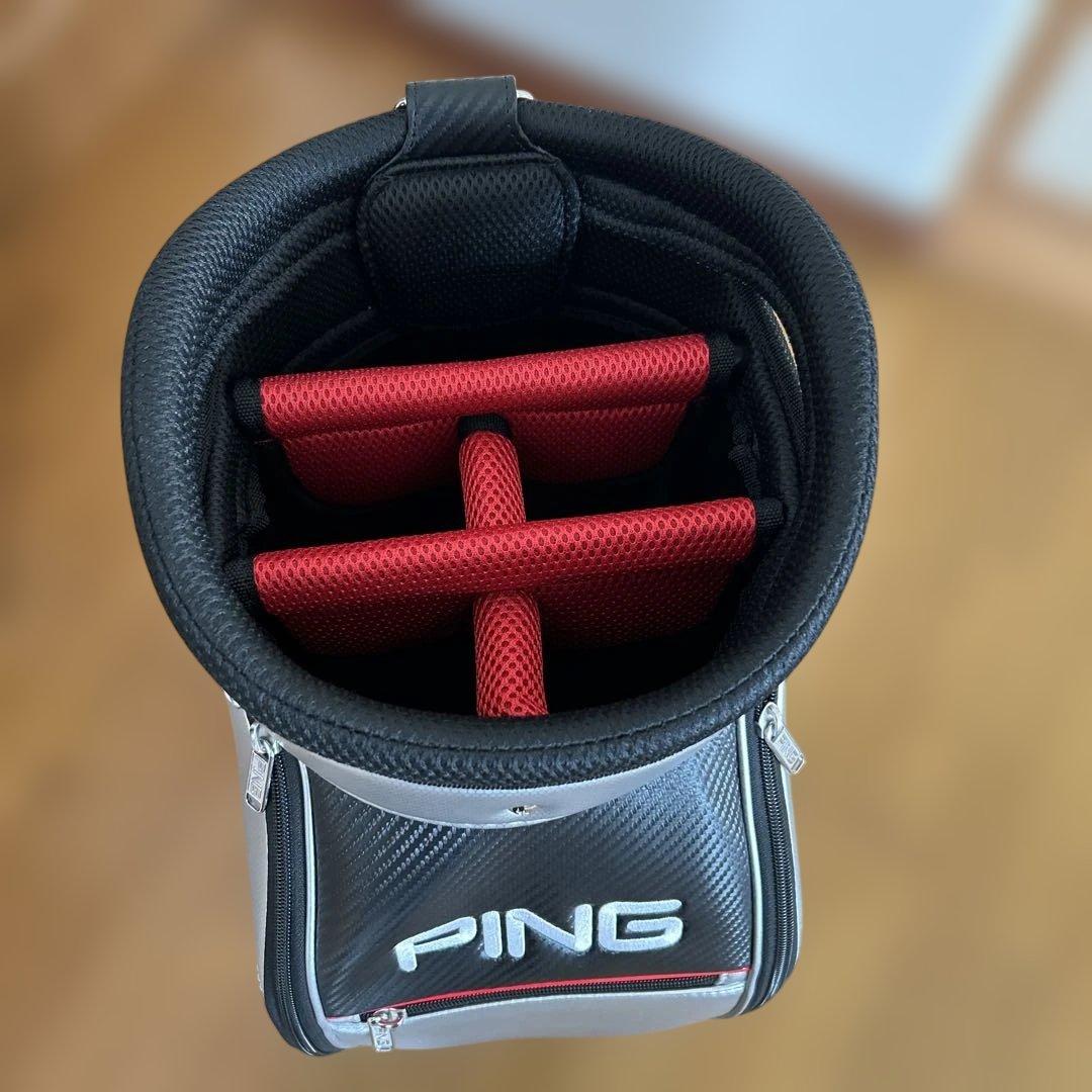 PINGキャディーバッグ　シルバー　CB-U2505 エクストラライト　新品