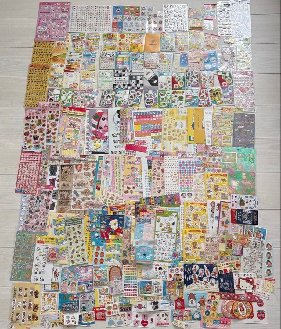 【まとめ売り】キャラクターシール♡平成レトロ　当時物