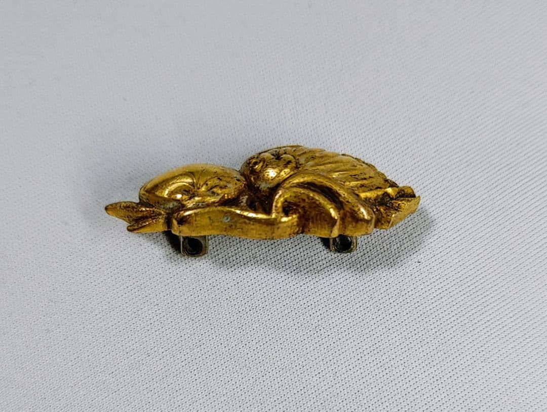 金無垢 鮑前金具