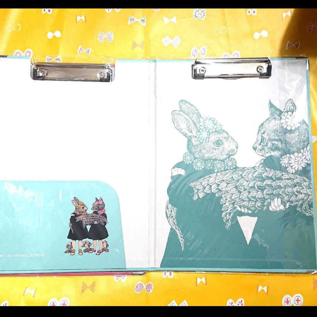新品 ヒグチユウコ 台湾 個展限定グッズ バインダー クリップボード2種