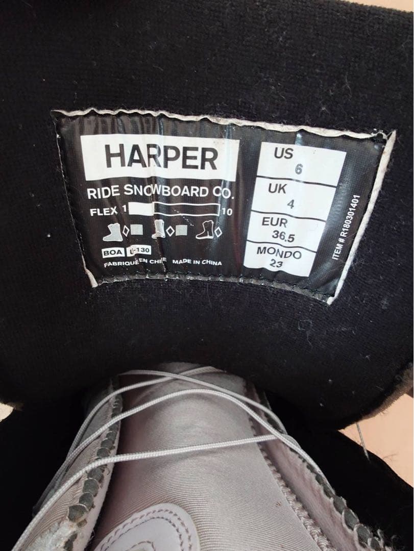 【値引可】RIDE 23.0cm レディースブーツ 送料無料