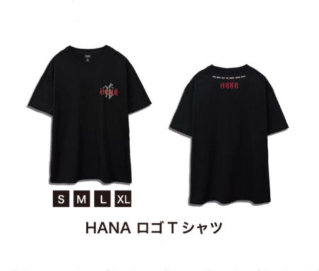 HANA ロゴ Tシャツ Lサイズ