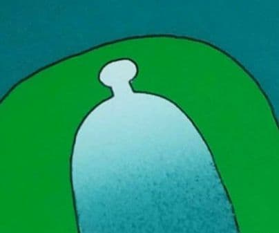 ☆ 元永定正 シルクスクリーン ぐり―んのの