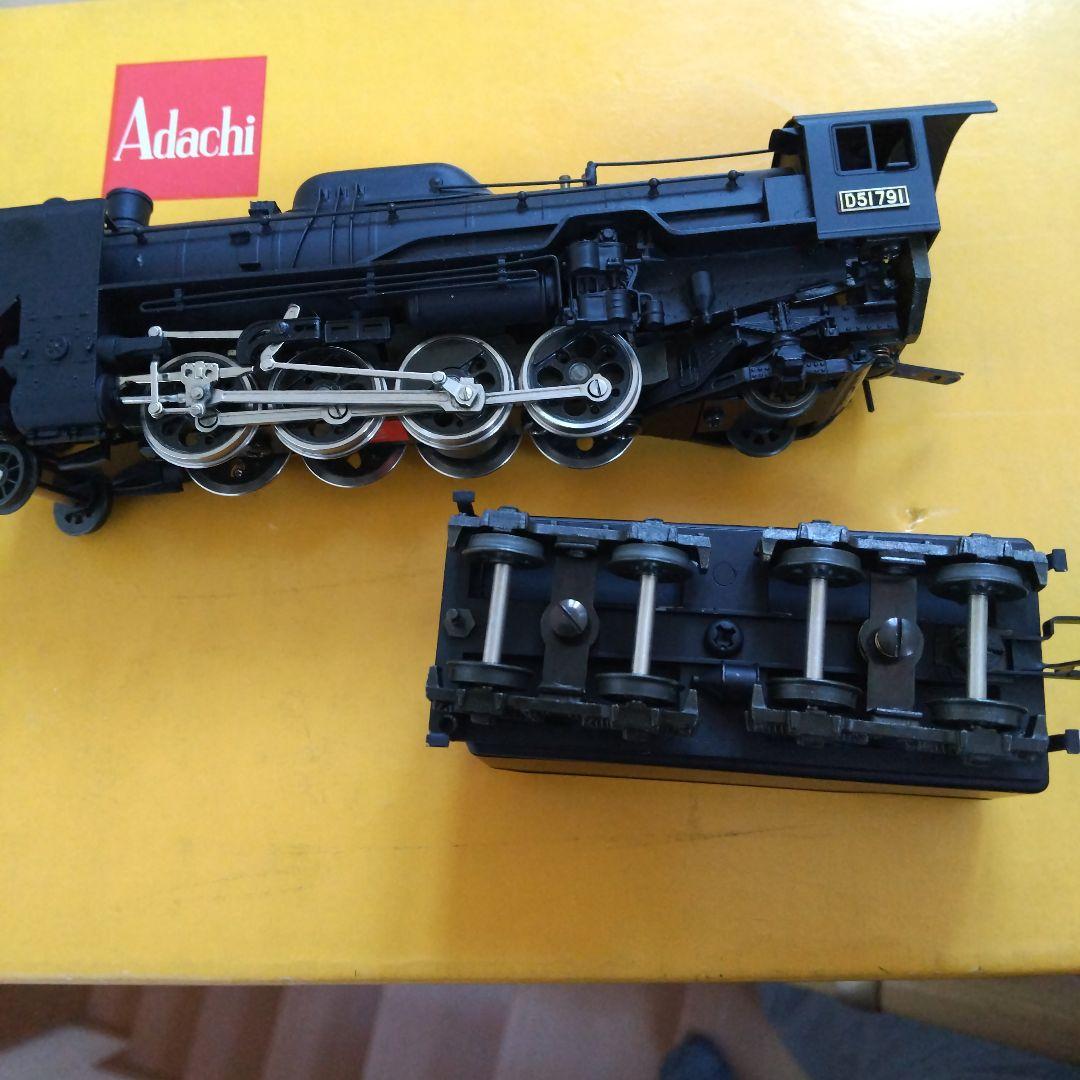 HOゲージ アダチD51蒸気機関車