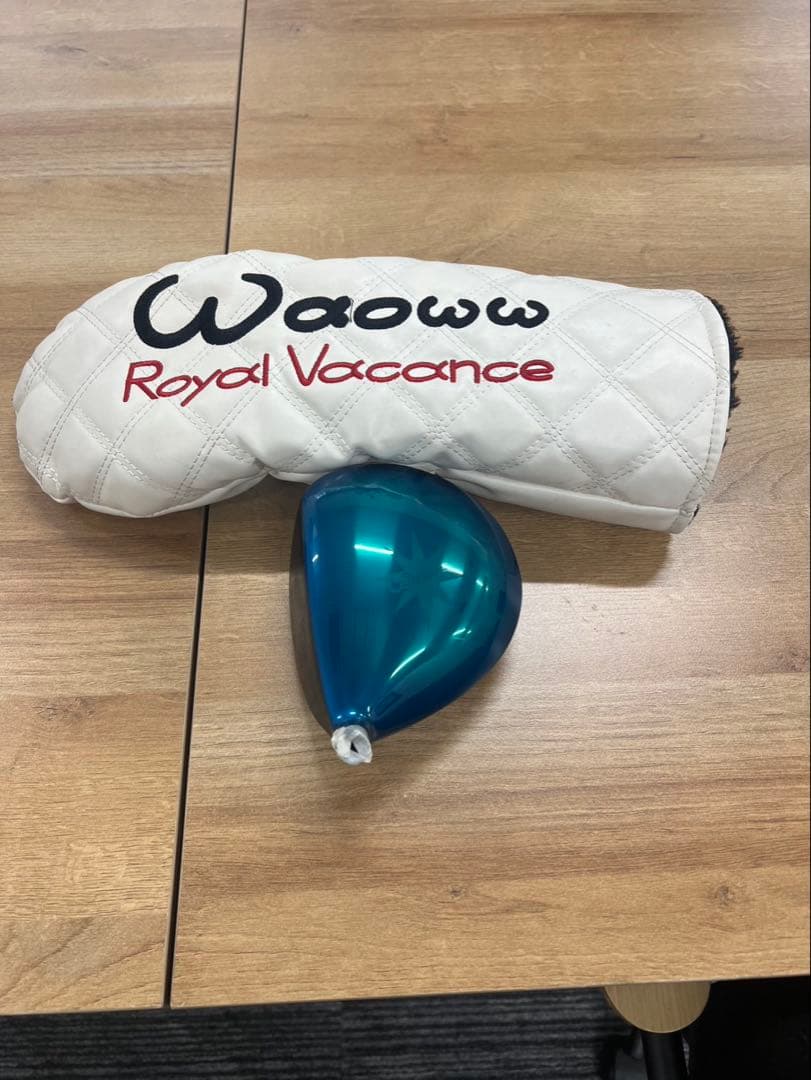 WaoWao ゴルフ ドライバー 青/黒 ヘッドカバー付き