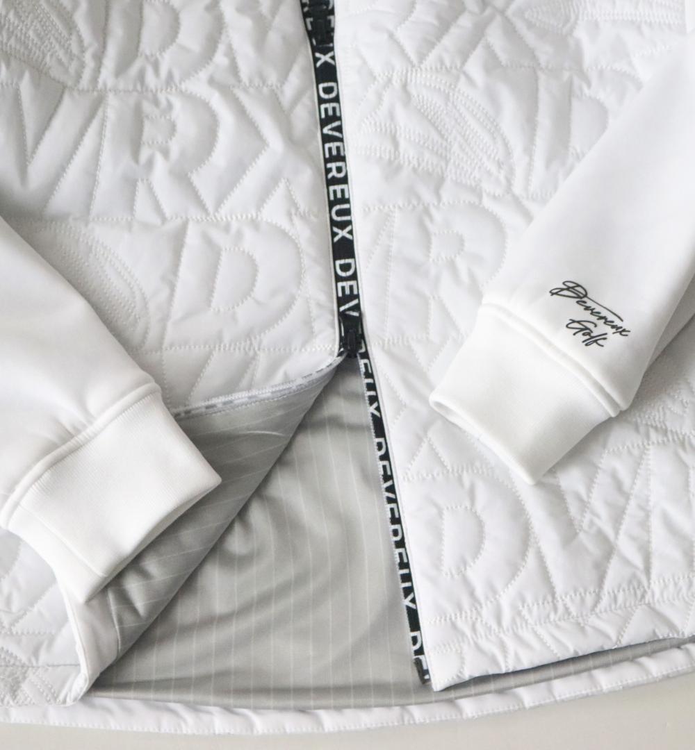 新品タグ付【デヴァローゴルフ】DVRX中綿キルトFull Zip ジャケット M