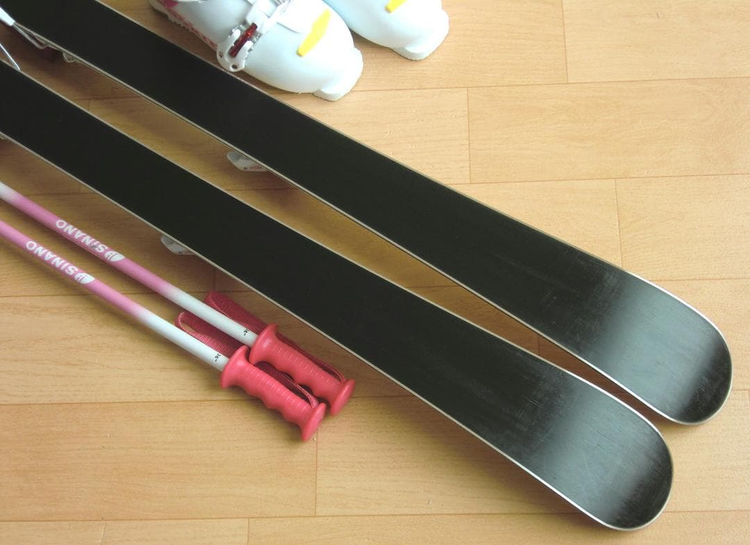 ■■送料無料■Hart■子供用スキーフルセット■板118靴22■WAX済■■