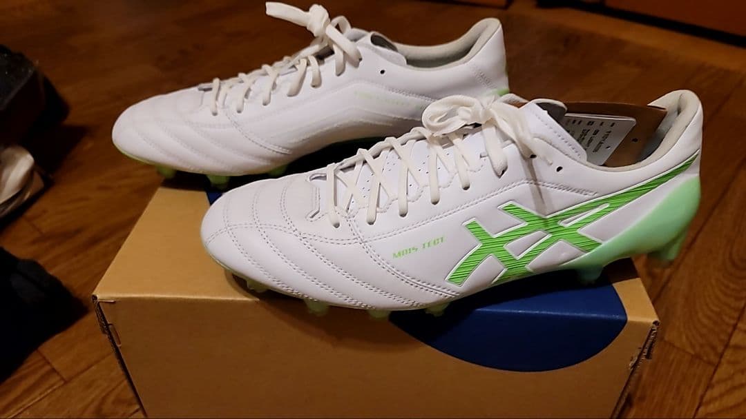 シューズ asics DS LIGHT X-FLY4 WHITE/GREEN 27cm