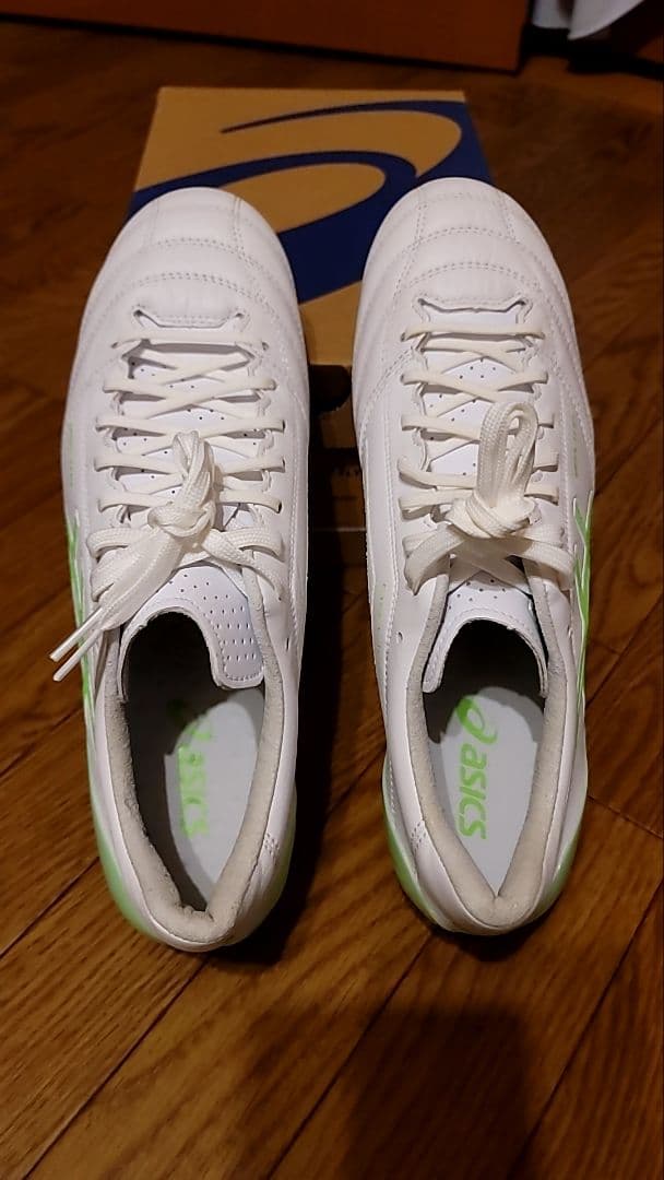 シューズ asics DS LIGHT X-FLY4 WHITE/GREEN 27cm