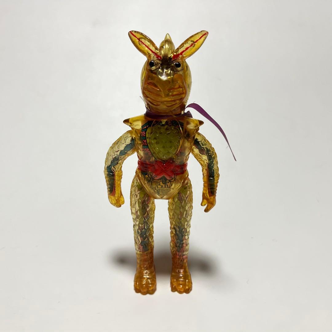 変身忍者嵐　ポピー　POPY　クリア　スケルトン　ソフビ　レトロ　当時物