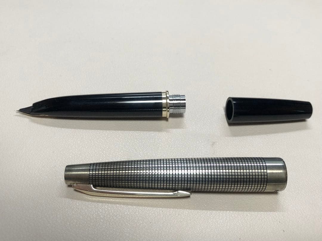 パイロット　エリートスターリングシルバー格子柄