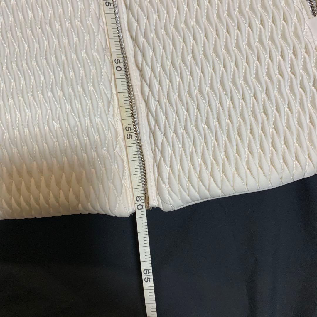 fusalp スキーウェアフード付きホワイトダウンジャケット