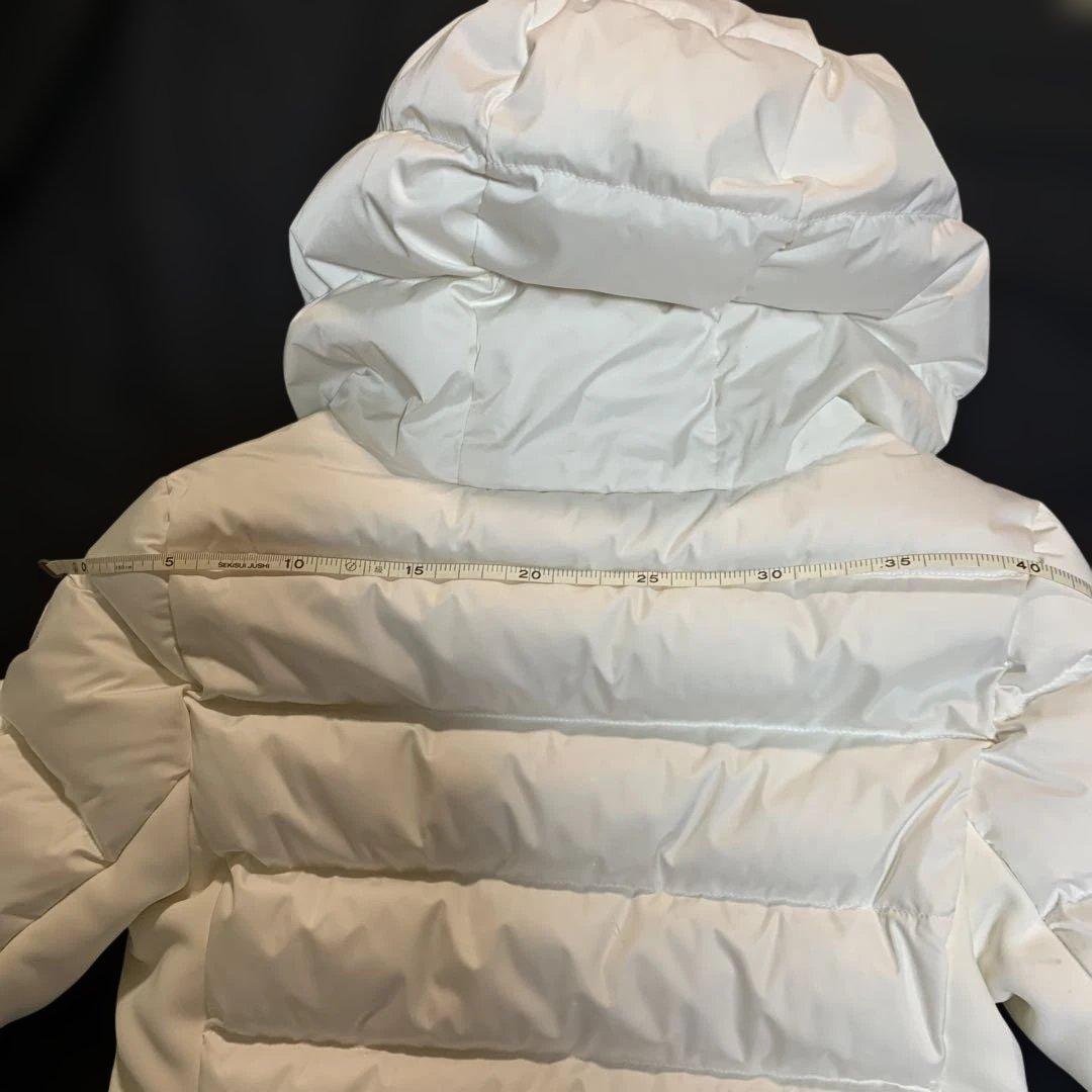 fusalp スキーウェアフード付きホワイトダウンジャケット