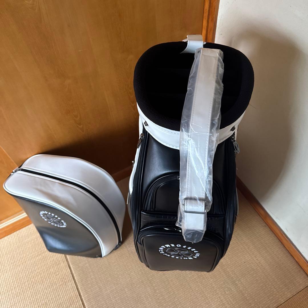 BALDO キャディバッグ 黒/白