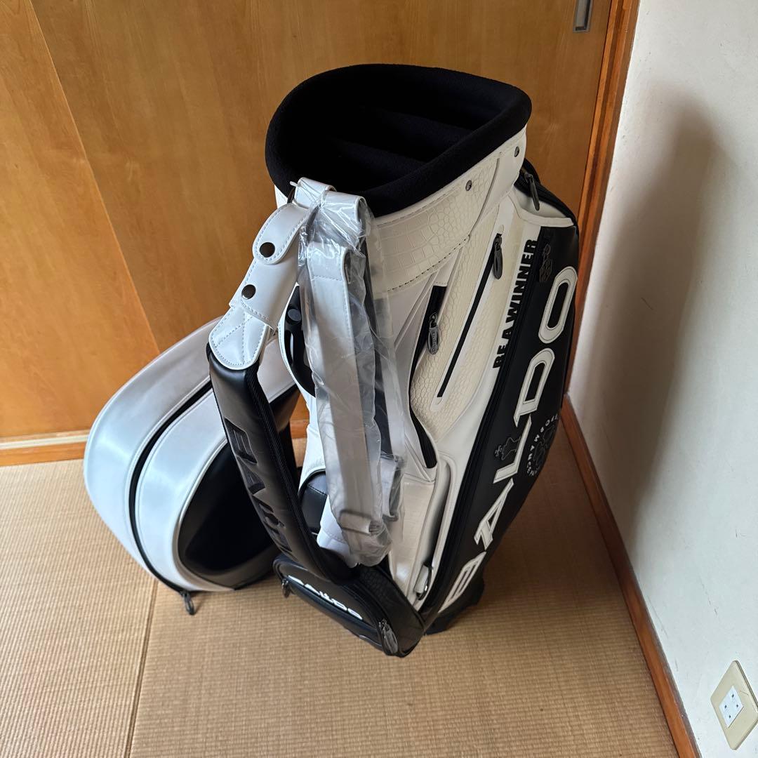 BALDO キャディバッグ 黒/白