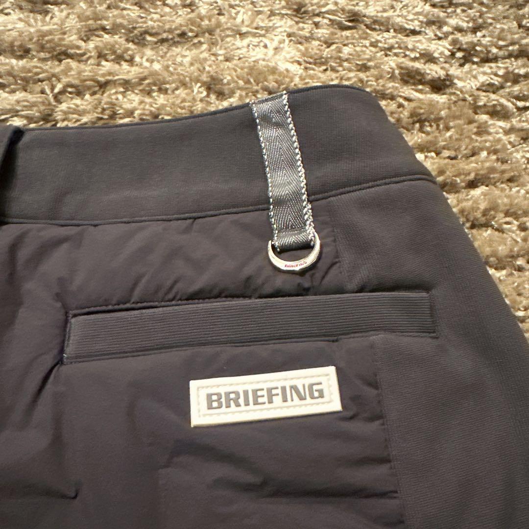 BRIEFING ブリーフィング ダウン キルティングスカート 濃グレー