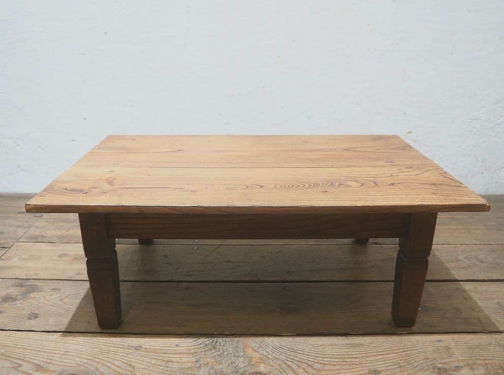 1381 レトロなローテーブル　文机　陳列台　展示台　テレビ台　アンティーク