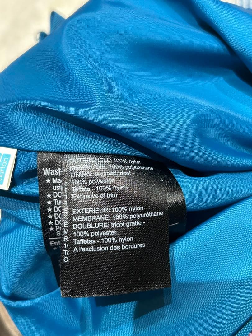 【美品】BURTON バートン スノーボードウェア パンツ チェック柄 メンズL