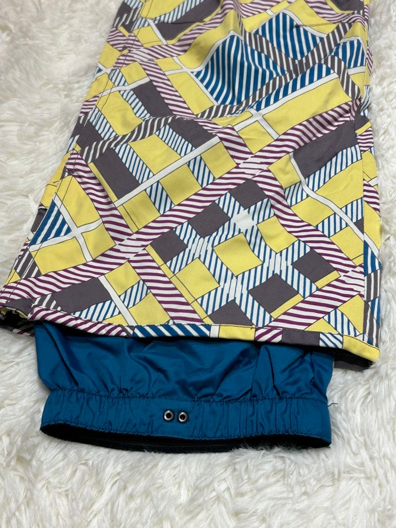 【美品】BURTON バートン スノーボードウェア パンツ チェック柄 メンズL