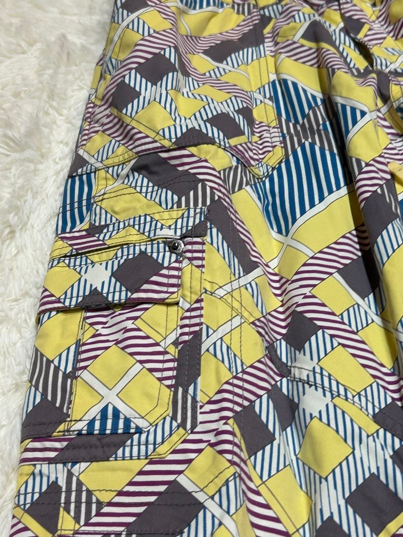 【美品】BURTON バートン スノーボードウェア パンツ チェック柄 メンズL