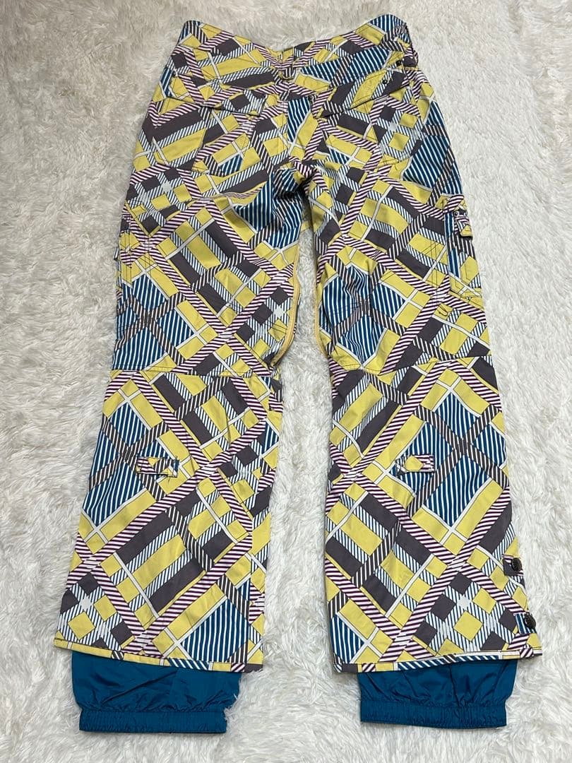 【美品】BURTON バートン スノーボードウェア パンツ チェック柄 メンズL