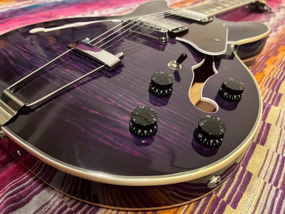 ギター GROTE 335 style jazz Electric Guitar wit