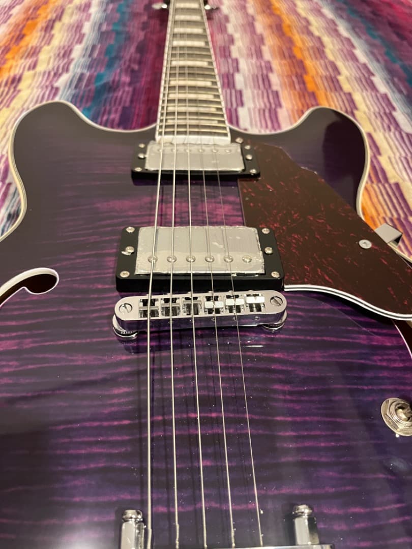 ギター GROTE 335 style jazz Electric Guitar wit