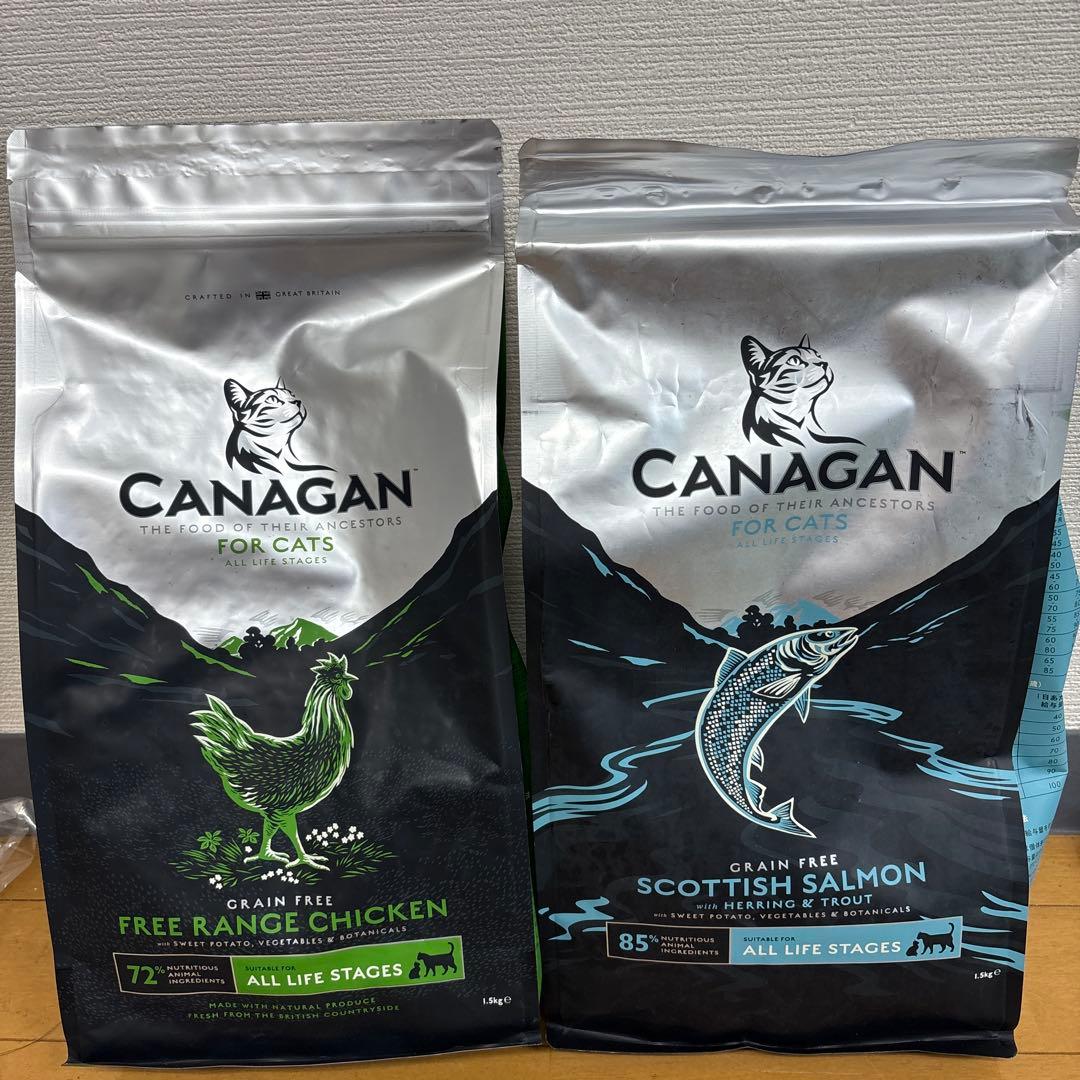 CANAGAN キャットフード フリーレンジチキン & サーモン 1.5kg
