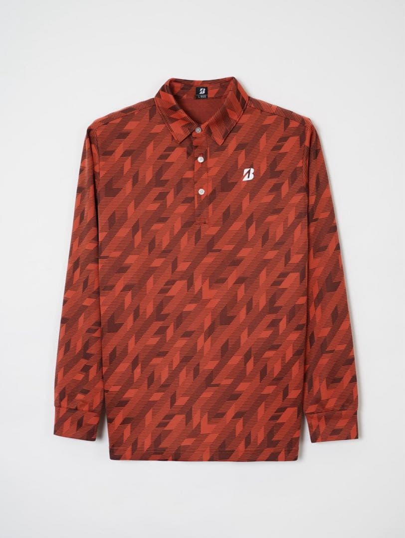 ゴルフウェア L 秋 冬 メンズ ゴルフウエア 長袖 新品 ゴルフ用 シャツ