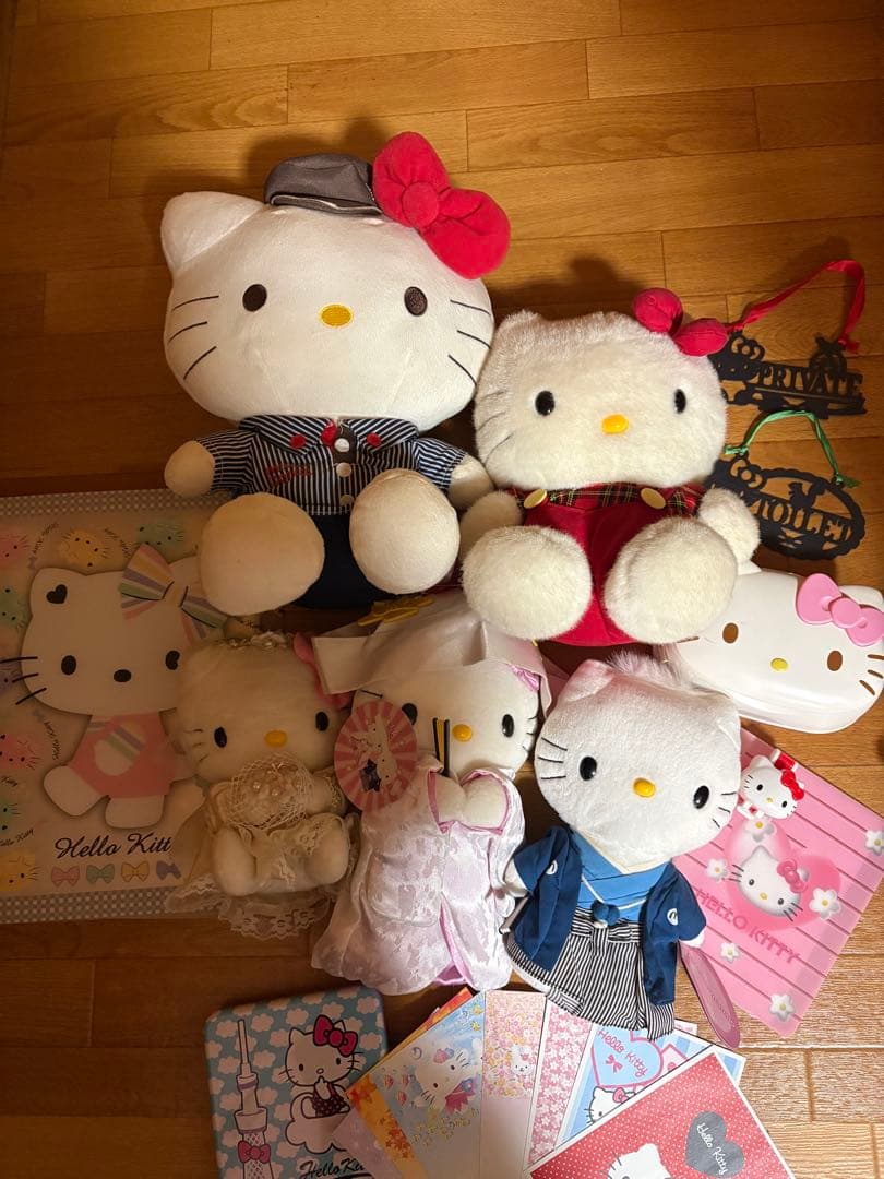 ハローキティ ぬいぐるみとグッズセット まとめ売り レトロ