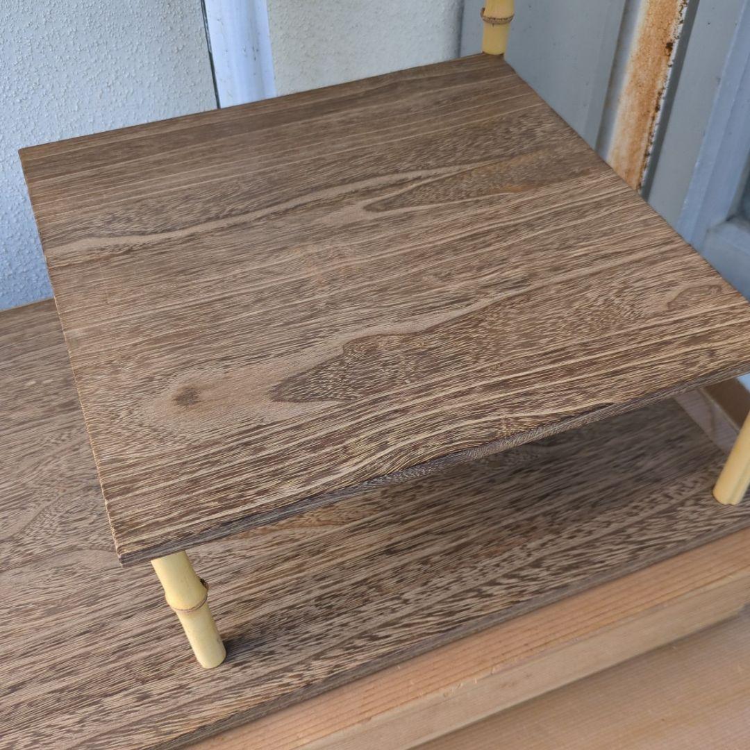 台目棚　花押入　桑　茶道具　組み立て式　茶棚　棚　木箱