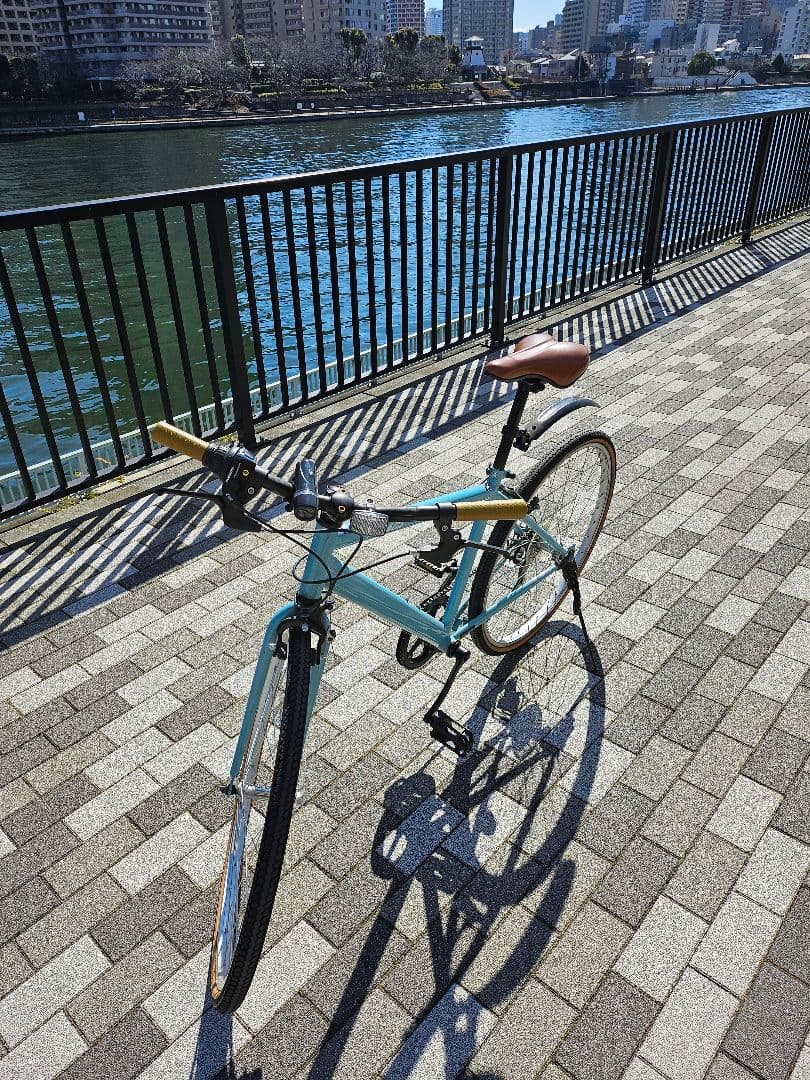 【引取り専用】自転車 クロスバイク 26インチ シマノ製6段変速