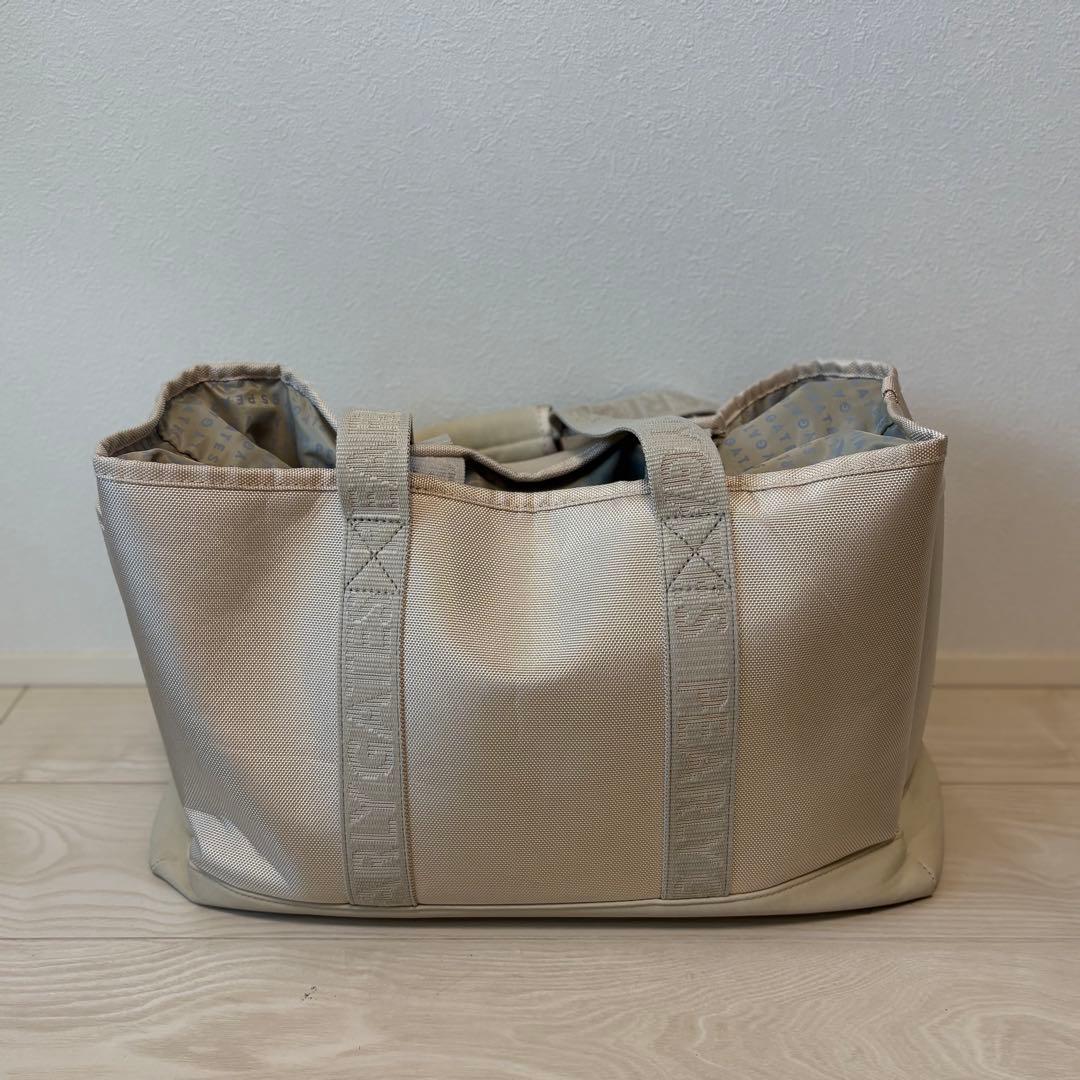 PEARLY GATES ベージュ ロッカーバッグ　中型