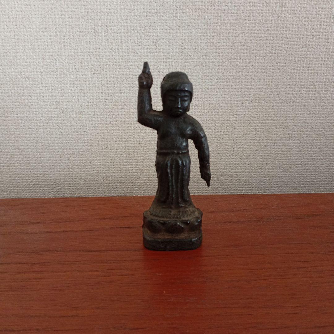 鉄仏　（誕生仏　金銅仏、李朝、高麗）