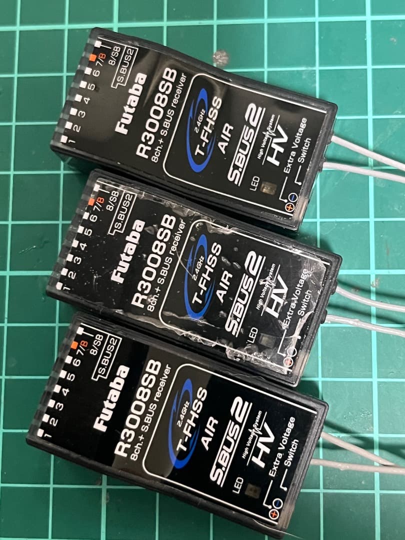 Futaba R3008SB T-FHSS方式受信機まとめて3台
